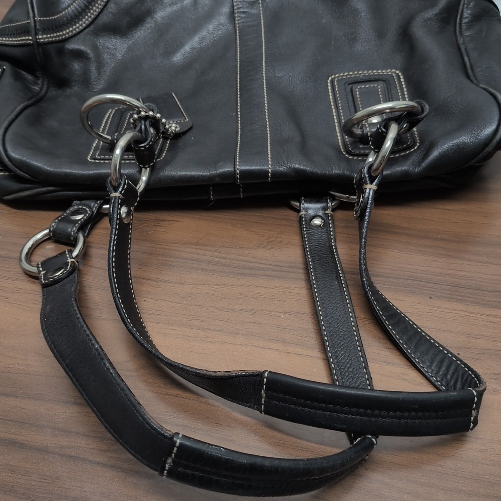 Coach Leather Handbag K0693 Cowhide Tote Soho Large Satchel Purse Bag - Picture 6 of 8